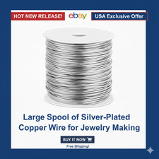 Cridoz 18 Gauge 1mm Stainless Steel Wire for Jewelry Making Craft