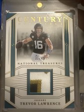 2023 National Treasures - Century Materials Trevor Lawrence Gold /49 (MEM)🔥🔥