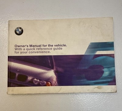 1998 BMW 528i 540i Touring Sedan Owners Manual OEM Booklet | eBay