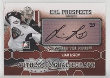 2012-13 ITG Between the Pipes GoalieGraph Liam Liston #A-LL Auto