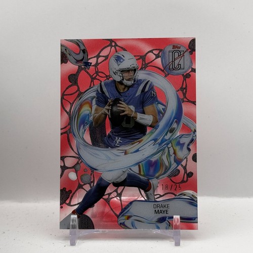 2025 Topps Signature Drake Maye Red (RAW)