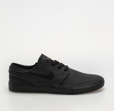 NIKE Damen Unisex Stefan Janoski Leather Sports Sneaker Black Halbschuhe Schwarz