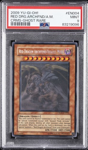 Yugioh Red Dragon Archfiend/Assault Mode Crms-EN004 Ghost Rare PSA 9 Mint