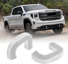 Tow Hook Covers Fit for GMC Sierra 1500 2019-2025 Vertical White