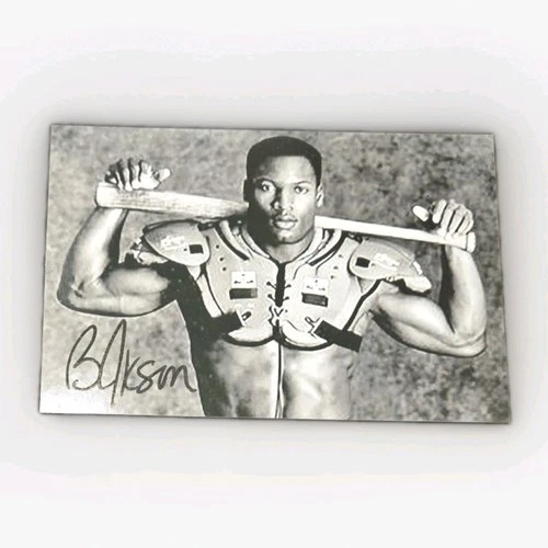 BO JACKSON SIGNED 4x6 PHOTO AUTOGRAPH OAKLAND RAIDERS KANSAS CITY ROYALS