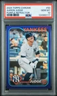 2024 Topps Chrome Baseball Aaron Judge Purple Refractor /275 PSA 10