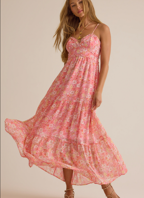 Altar'd State Kezian Floral Maxi Dress | eBay