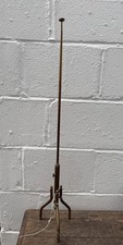 ANTIQUE BRASS DESK TOP FLAG POLE