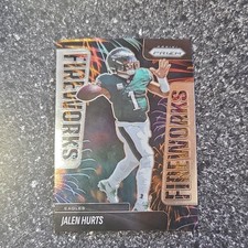 2025 Panini Prizm Fireworks Jalen Hurts #5 Philadelphia Eagles NFL Football Card