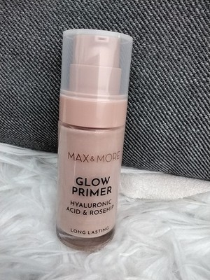 MAX & MORE -Glow Primer 30ml   Mit Hyaluronsäure & Hagebuttenextrakt,  Neu