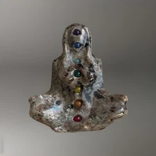 Natural yooperlite crystal Quartz The Seven Chakras Mother Earth  Reiki Healing