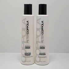 Peter Coppola Keratin Total Repair Smoothing Shampoo & Conditioner 12 oz DUO