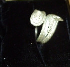 Vintage 925 Sterling Silver Ring Intricate Scroll Filigree Design Sz 8 ADJUSTABL — photo 7