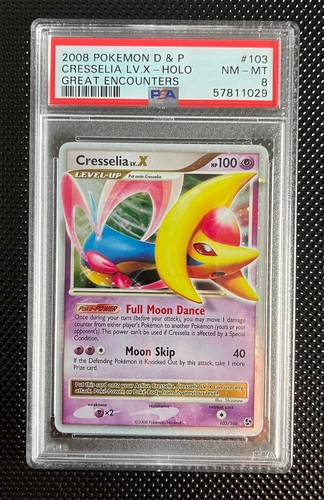 Cresselia LV.X graded PSA 8 for sale on eBay
