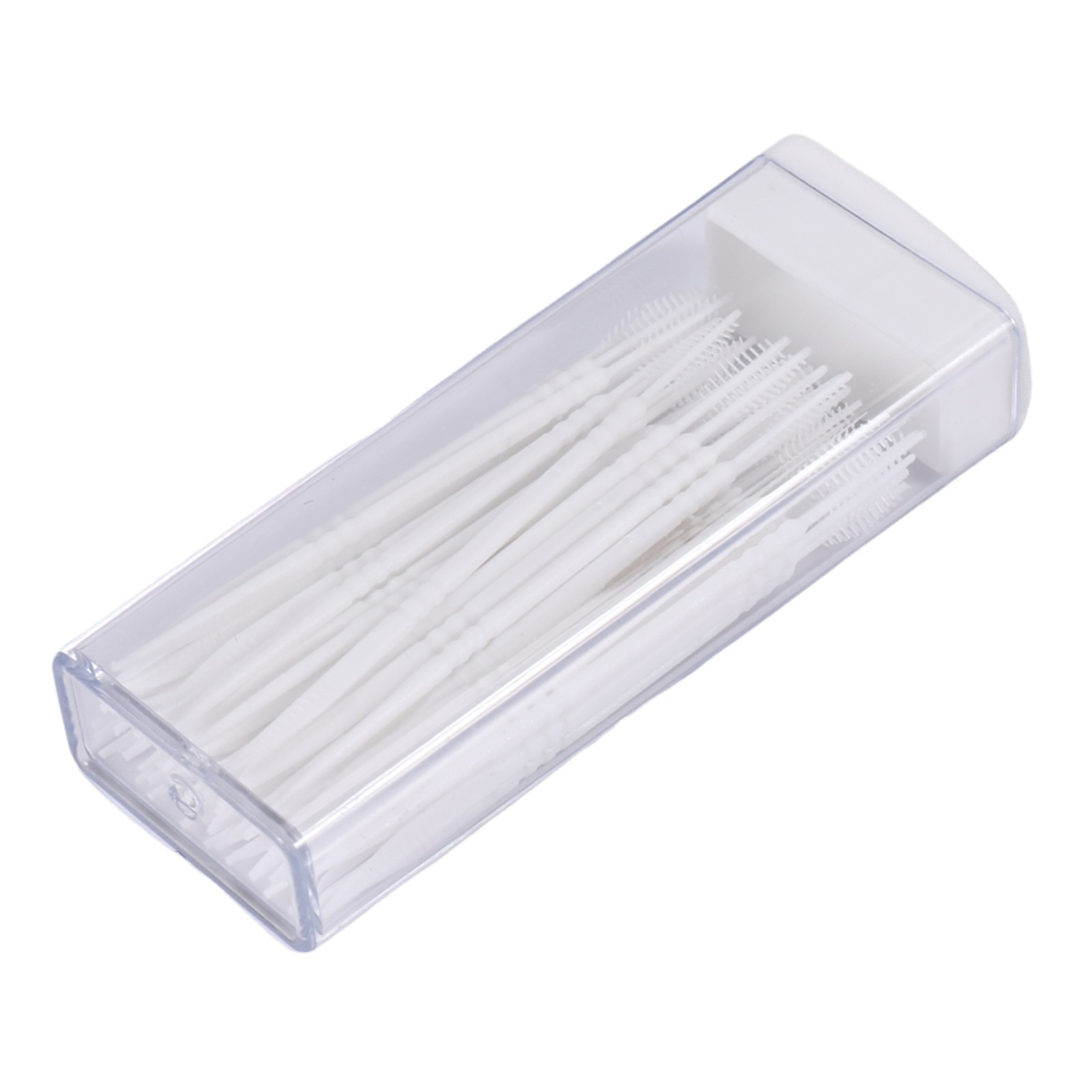 50 Pcs Plastic Toothpicks 2 Way Tooth Picks Interdental Brush Cleaners8349