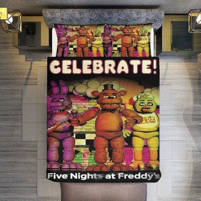 Five Nights at Freddy's FNAF Bettwäsche Set -23 Name Hinzufügbar Bettdeckenbezug