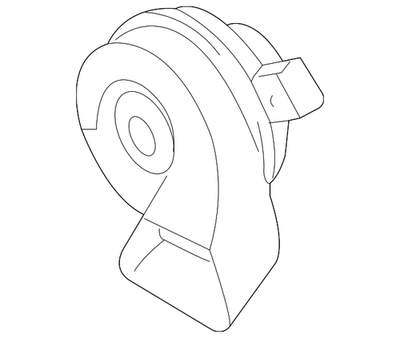 #ad Genuine Audi Low Note Horn 4F0 951 221 A $159.17