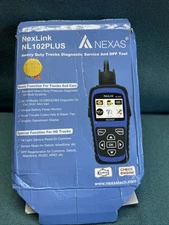 NEXAS NL102 PLUS Heavy Duty Truck Diagnostic Scanner DPF Regeneration Oil Reset