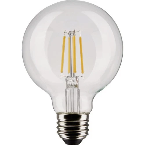 Satco Nuvo 60W Equivalent Warm White G25 Medium Clear LED Decorative Light Bulb - Picture 1 of 4