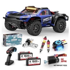 60KM/H Brushless RC Car for Adults Kids, 1/14 Fast Hobby RC Trucks 4WD Off