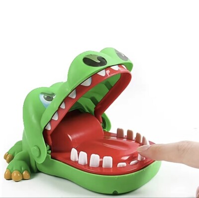 Jeu Du Crocodile Qui Mord - Jouet Familial - Hasard Et Rire - Pour Fêtes Et Jeux En Groupe - Dès 3 Ans
