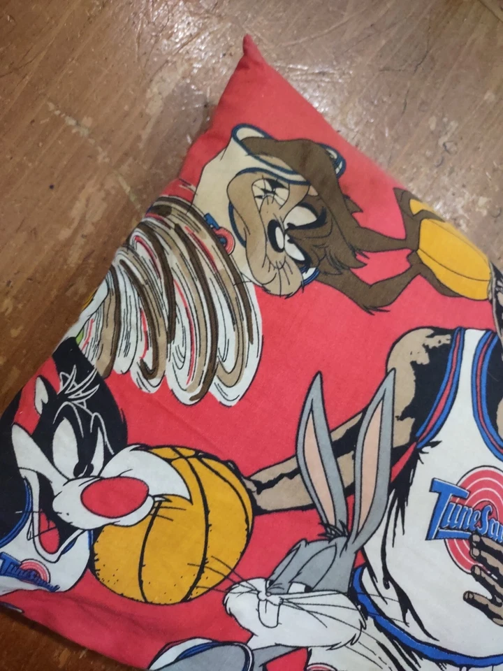 Almohada de colección Space Jam Looney Tunes Squad Jordan, Taz, Lucas, Bugs, Silvestre  Foto 3 de 4