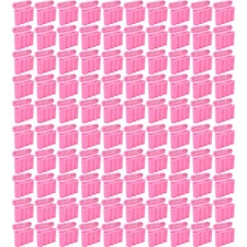 One Hundred 100 EBC Battery AA AAA Pink Plastic Battery Storage Case Holder Box