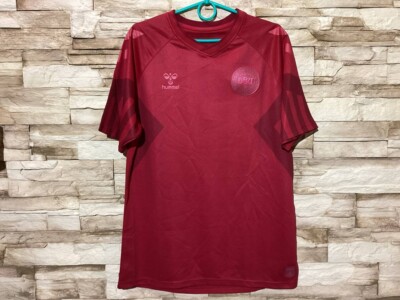 DENMARK 2022 2023 Home Football Shirt Soccer Jersey Hummel Sz L