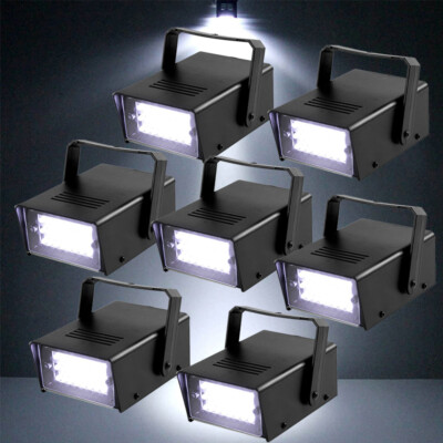 Luces de fiesta disco Estroboscópico Luz DJ 24 LED Flash Luz de escenario Luz
