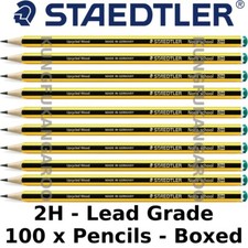100 x 2H STAEDTLER NORIS PENCILS SCHOOL DRAWING ART SKETCHING JOINER - BOXED