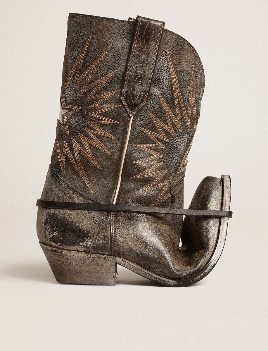 Golden Goose Wishstar leather western boots GWF00136 F004885 Golden Goose Wishstar leather western boots GWF00136 F004885