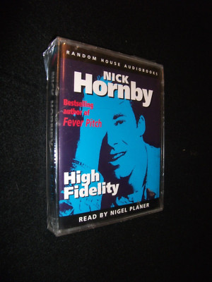 AUDIO BOOK. N HORNBY. HIGH FIDELITY. 3 hrs & 45 min.  2 TAPES ABRIDGED. N PLANER