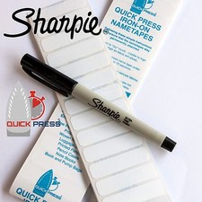 Sharpie Nametape Laundry Kit with  Permanent Marker & 40 Blank Tapes INC POSTAGE