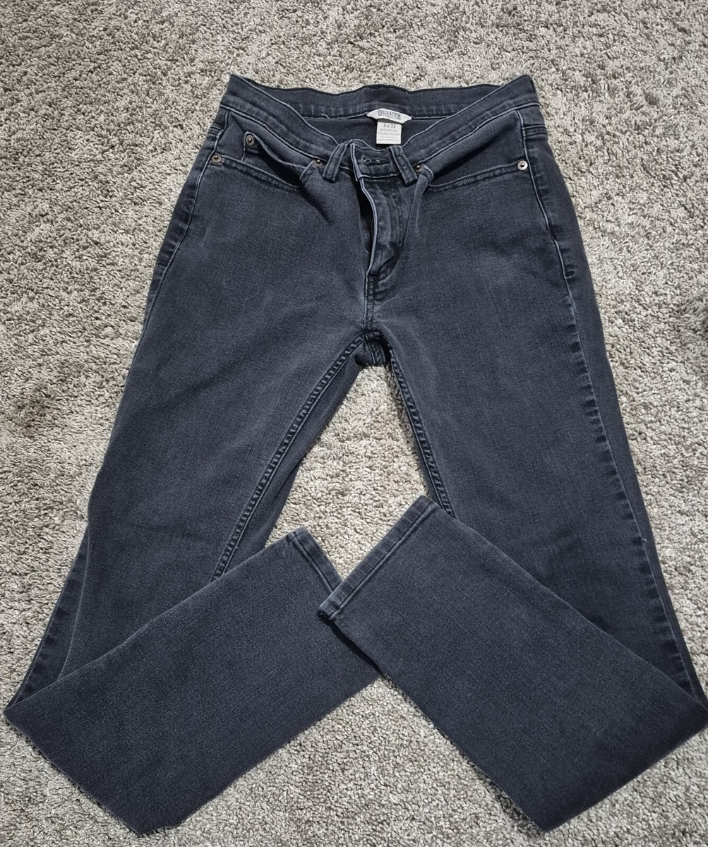 Duluth Trading Co Women's 2X33 Flex Black Daily Denim Slim Leg Jeans Stretch