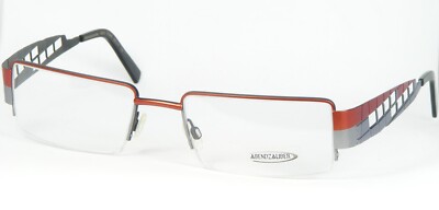 Yabi Art Abendzauber 4515 F6548 ORANGE RED / SILVER EYEGLASSES FRAME 58-18-130mm