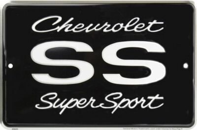 cooles US Schild  - Chevy Super Sport SS ca. 20 x 30  cm