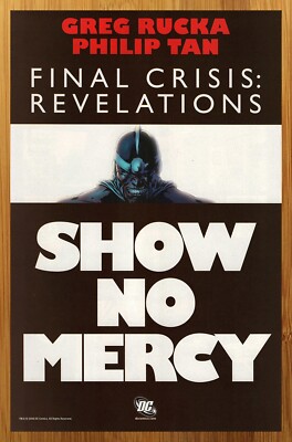 2008 DC Comics Final Crisis Revelations Print Ad/Poster Phillip Tan