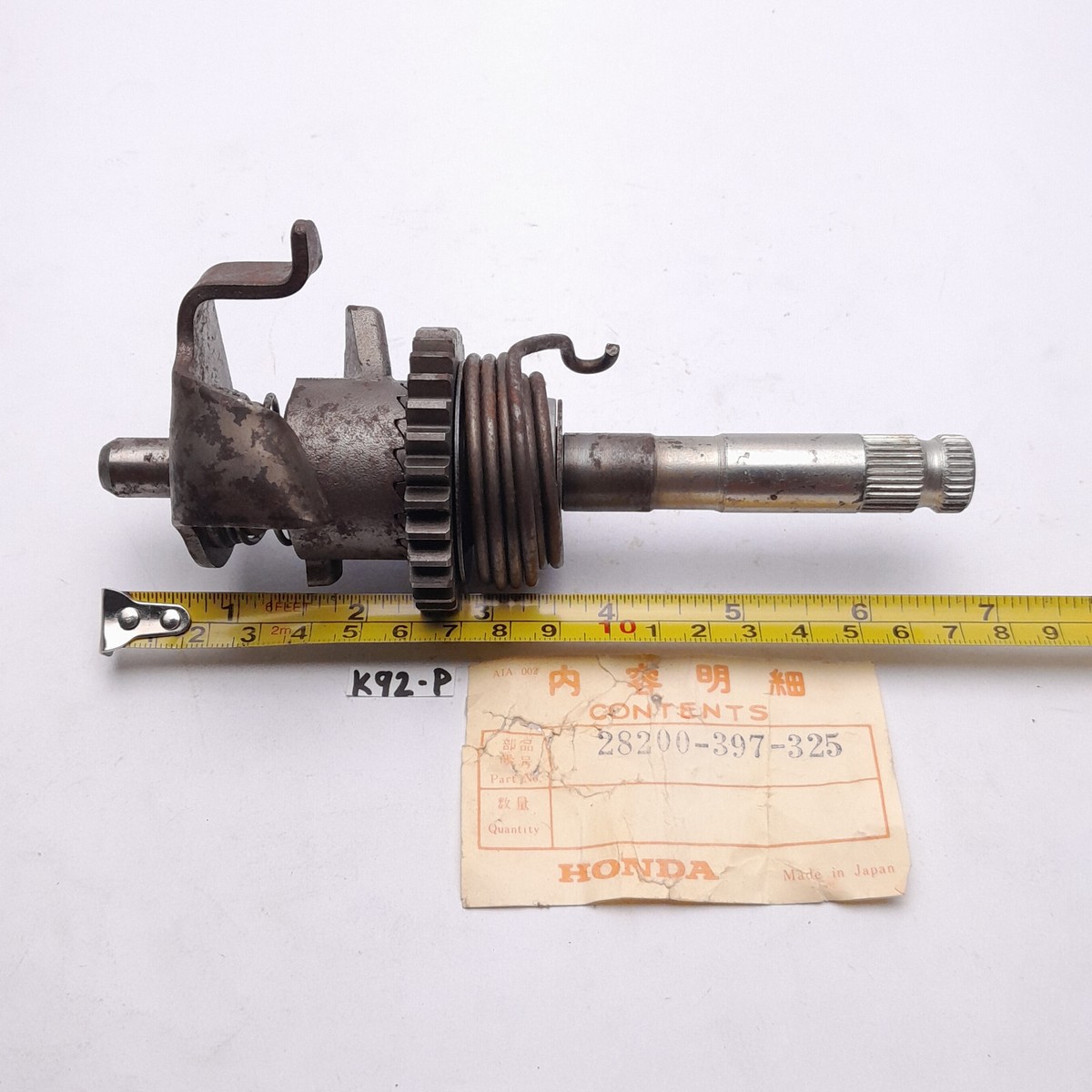 本田125 Honda CT125 TL125 Spindle Kick Start Assy Nos Genuine Japan P/N