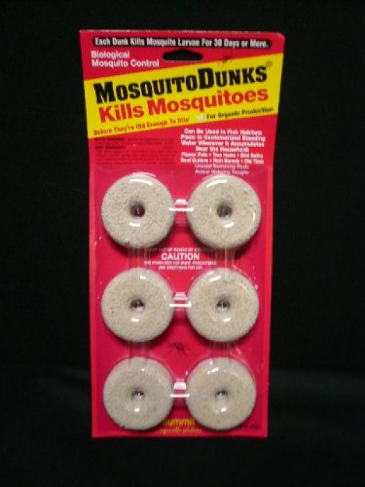 SUMMIT MOSQUITO DUNKS 6 PER CARD BTI MOSQUITO LARVAE CONTROL BRIQUTTE