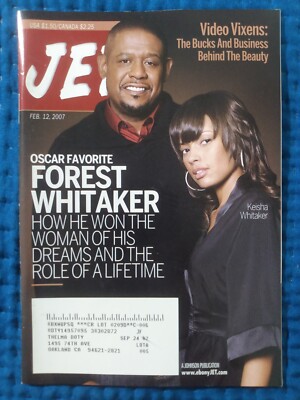 Forest Whitaker Wife Keisha Oscars Black Interest Jet Magazine February 12, 2007