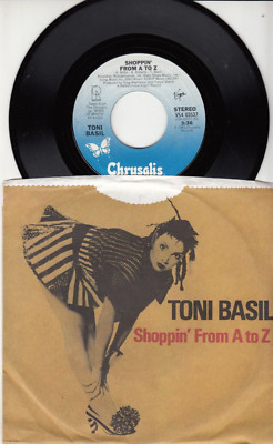 TONI BASIL - SHOPPIN' FROM A TO Z - ORIGINAL CHRYSALIS 45 WPS