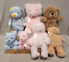 Baby Gund Manhattan Toy First  Main My First Teddy Bear Pink Blue Plush Lot