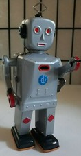 Robot - Robot Marcheur Mécanique en Tôle - Sparkling ''Mike'' (étincelant) Schyl 3663441271605