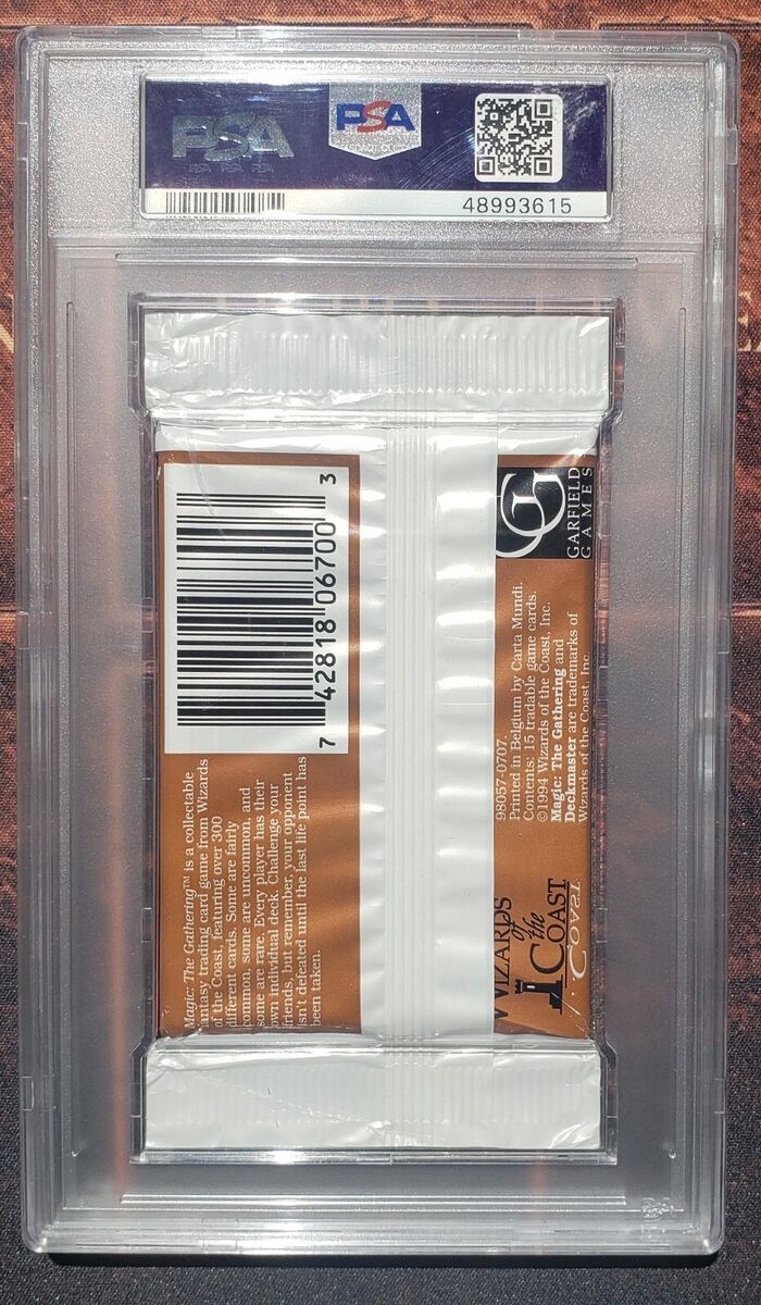 MTG Magic the Gathering 1993 Vintage Revised Graded Booster MTG Magic the Gathering 1993 Vintage Revised Graded Booster