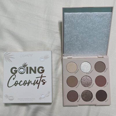 COLOURPOP Going Coconuts Pressed Powder Eyeshadow Palette BNIB