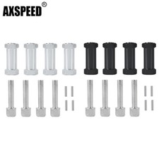 AXSPEED 30mm Extension 12mm Wheel Hub Hex Drive Adaptors for RC 1:10 Car SCX10