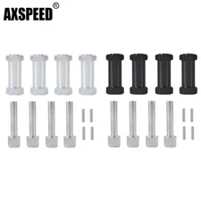 AXSPEED 30mm Extension 12mm Wheel Hub Hex Drive Adaptors for RC 1:10 Car SCX10