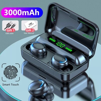 Ohrhörer Wireless Bluetooth Touch Licht HD Stereo Sound Wasserdicht 