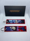 Naruto Anime Manga Uchiha Madara Embroidered Jet Tag Keychain