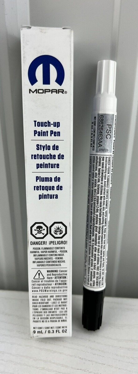 OEM Chrysler Jeep Dodge Touch Up Paint Billet Silver Metallic